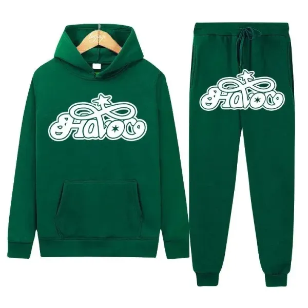Design Hatooc Pink Hoodie and Sweatpants Set - 15