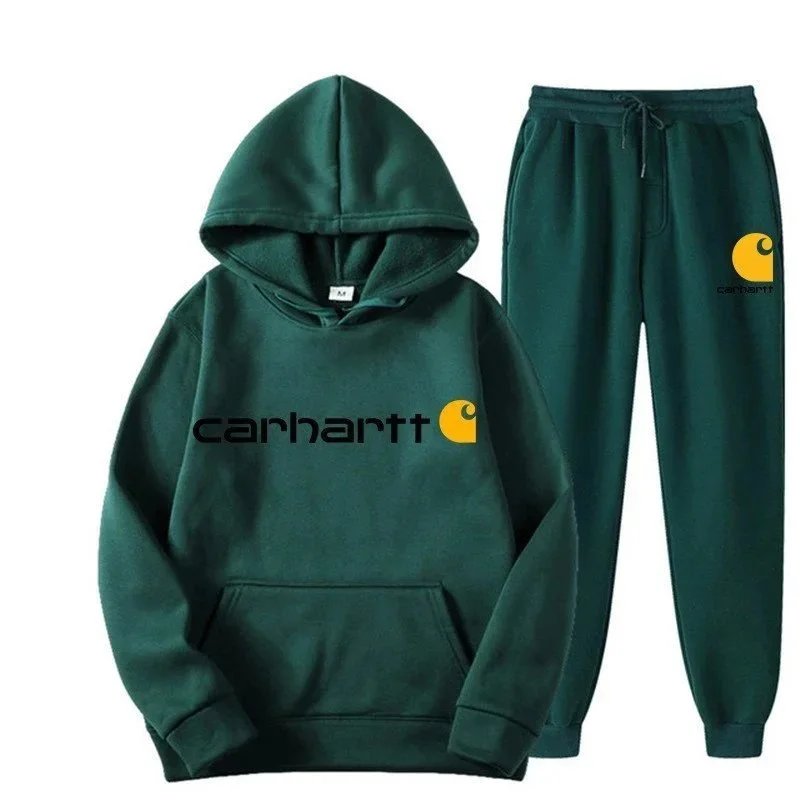 Carhartt Logo Hoodie and Sweatpants Set Purple - 15