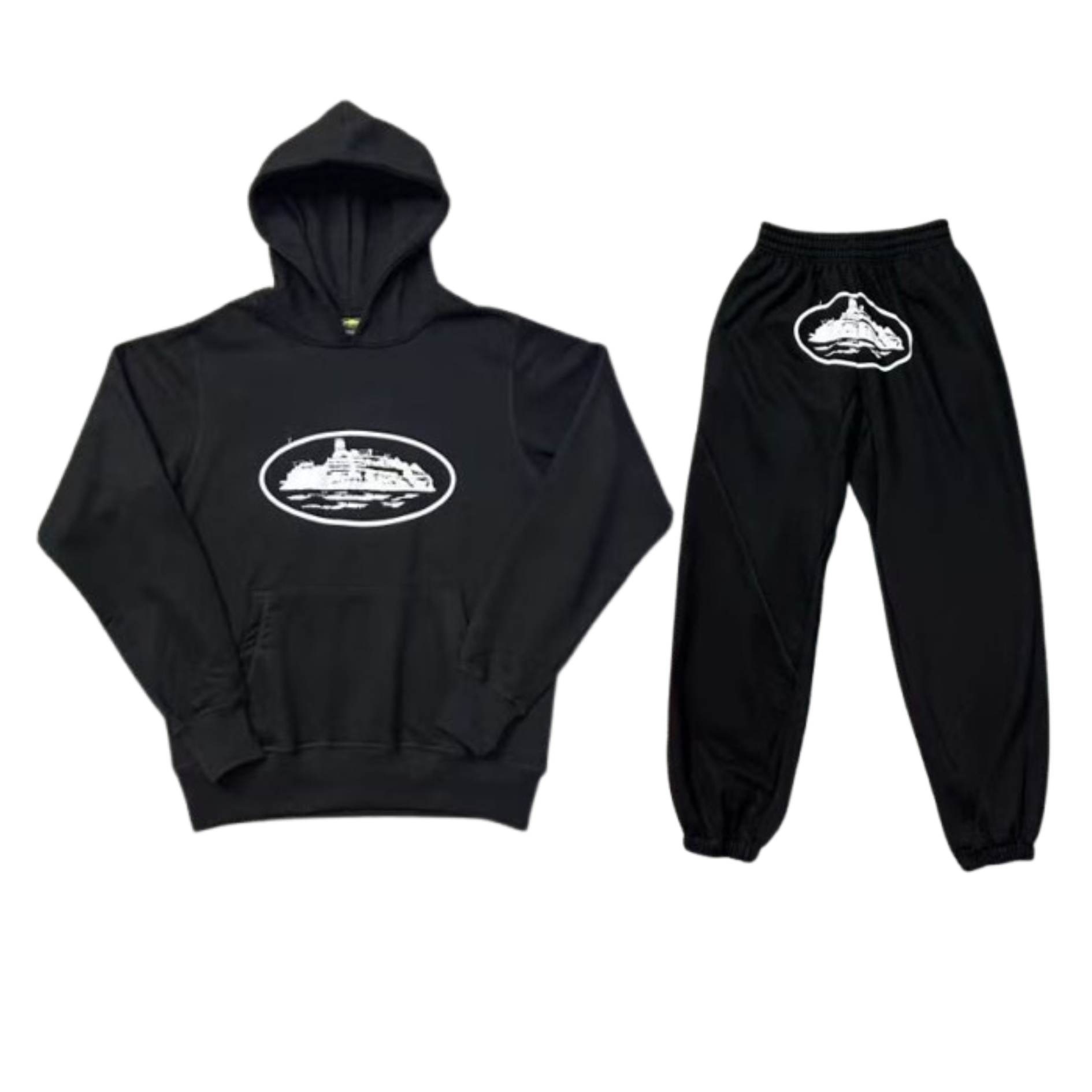 Design Yacht Logo Hoodie and Sweatpants Set Blue - 11