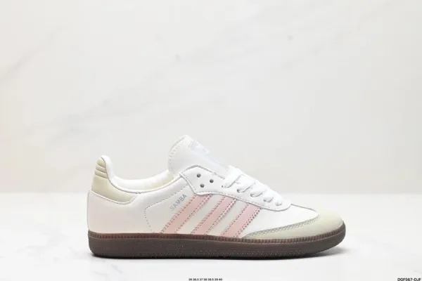 Adidas Originals Samba OG Pink White Sneakers - 1