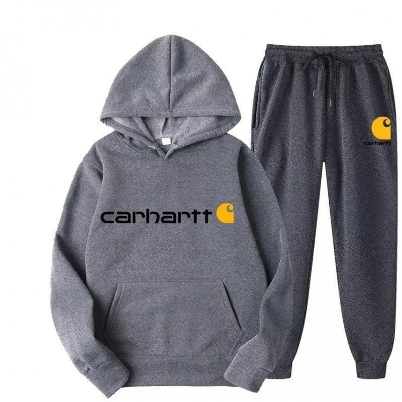 Carhartt Logo Hoodie and Sweatpants Set Purple - 29