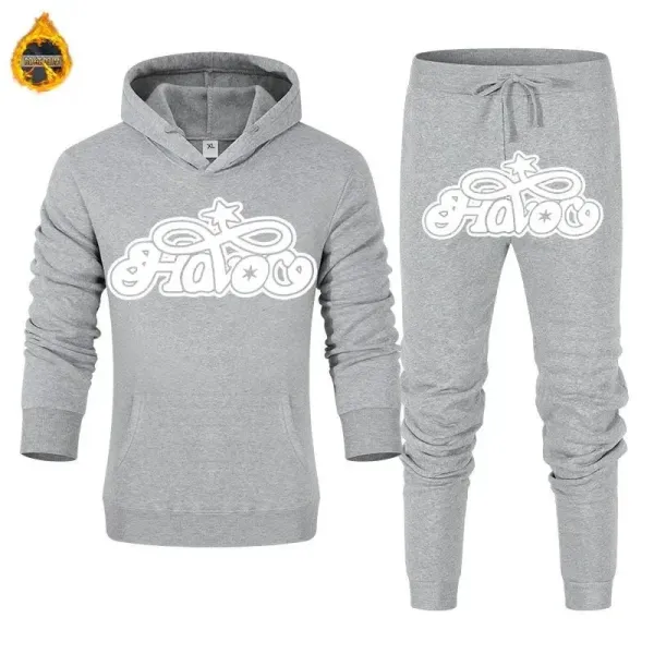 Design Hatooc Pink Hoodie and Sweatpants Set - 9