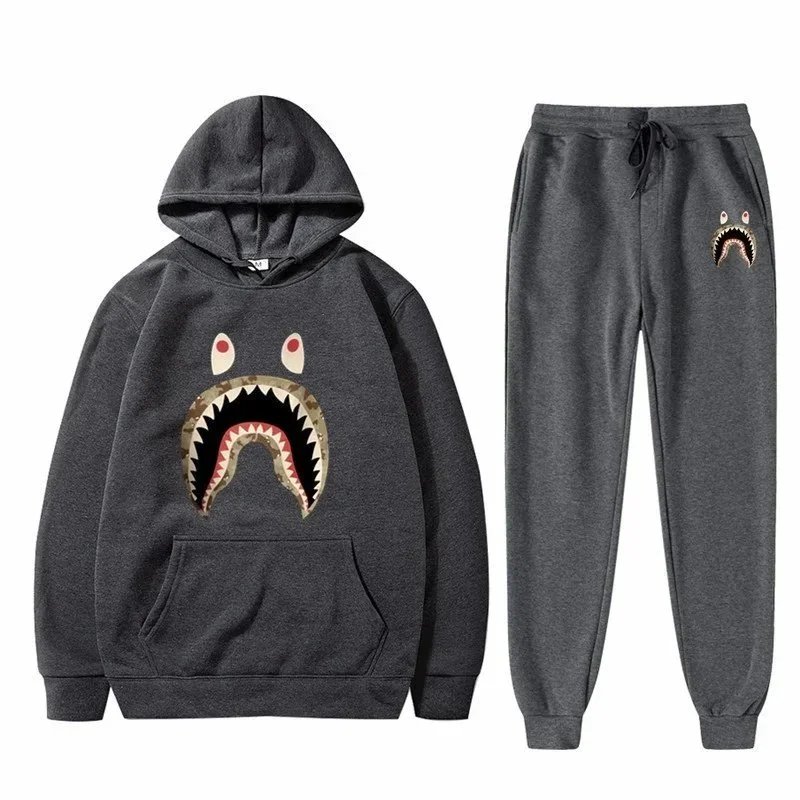 Design White Fox Vol.3 Pink Hoodie and Sweatpants Set Sets - 35