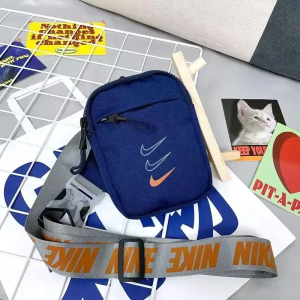 Nike Duffel Bag Gray Sporty Travel Bag - 32