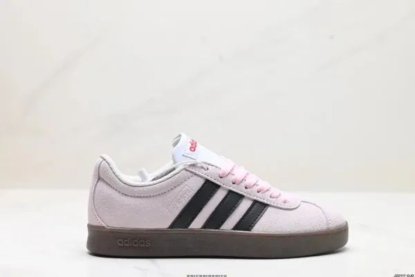 Adidas Originals Adidas VL Court 2.0 Pink Suede Sneakers - 1