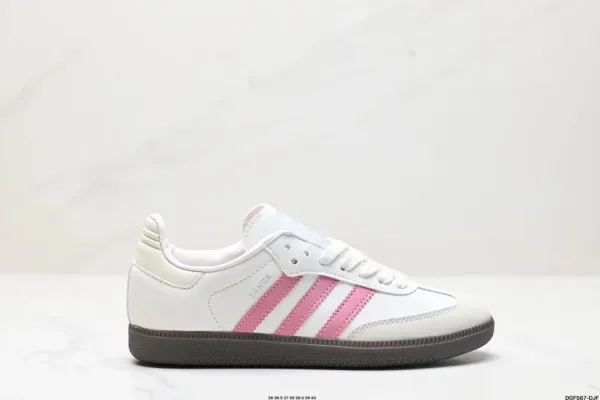 Adidas Originals Samba White Pink Sneakers - 1