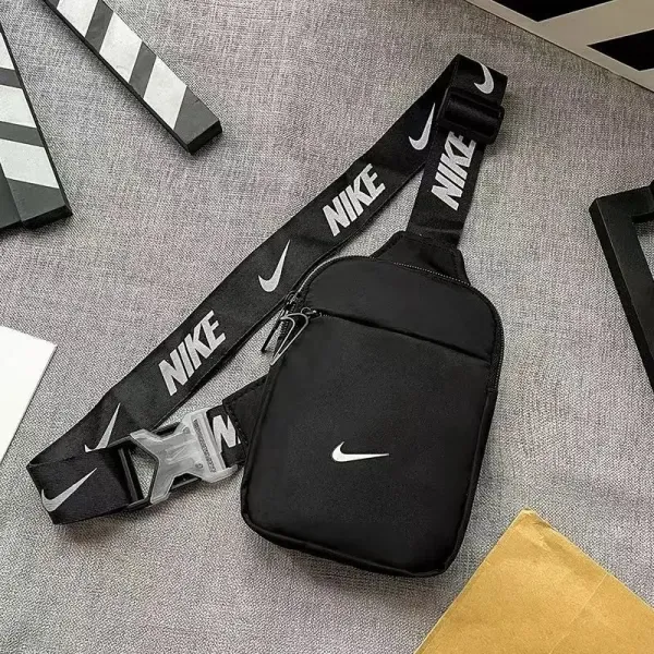 Nike Duffel Bag Gray Sporty Travel Bag - 31