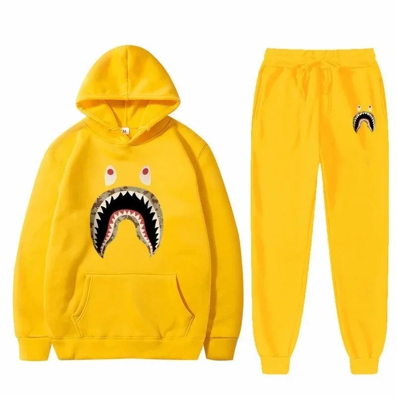 Design White Fox Vol.3 Pink Hoodie and Sweatpants Set Sets - 32