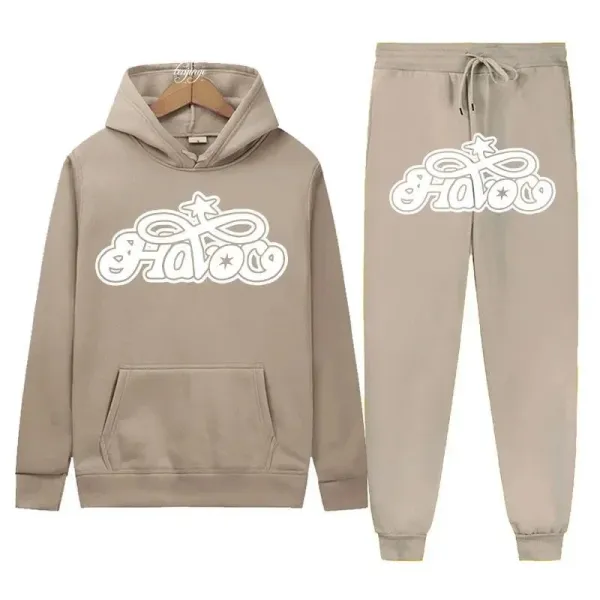 Design Hatooc Pink Hoodie and Sweatpants Set - 20
