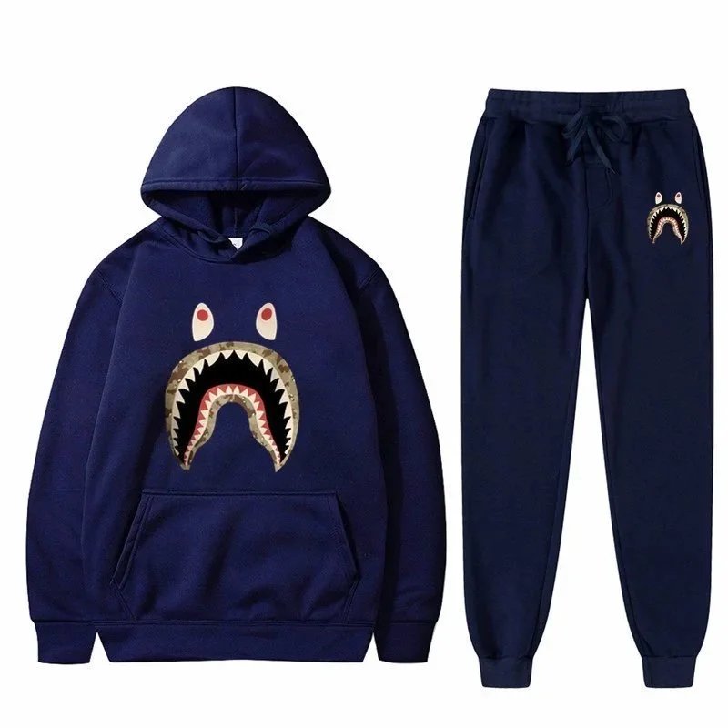 Design White Fox Vol.3 Pink Hoodie and Sweatpants Set Sets - 30