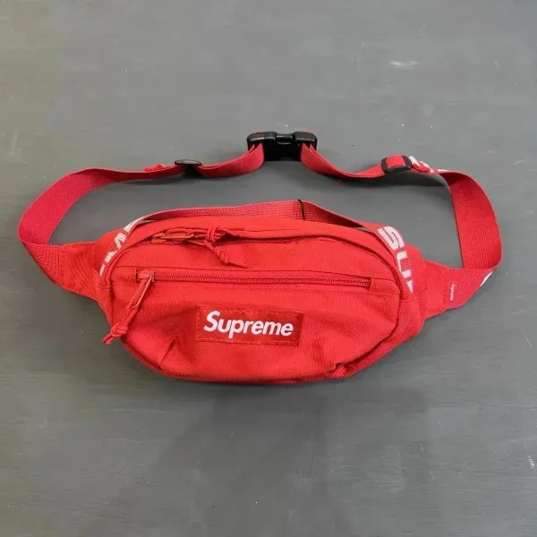 Supreme Waist Bag Red Belt Bags - 1