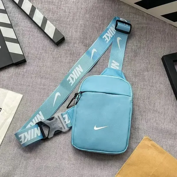 Nike Duffel Bag Gray Sporty Travel Bag - 28