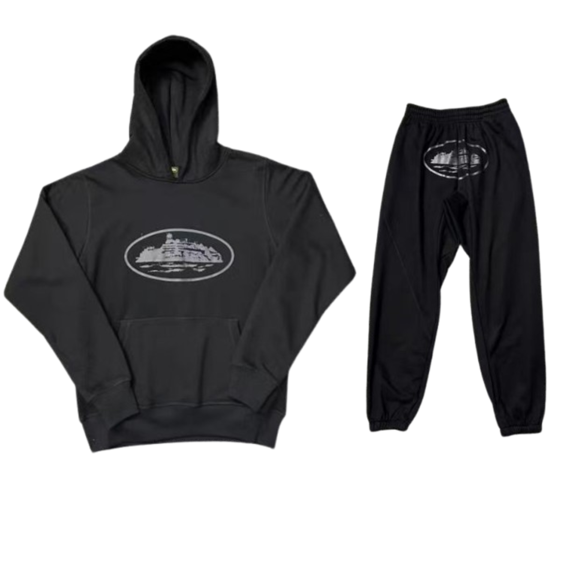 Design Yacht Logo Hoodie and Sweatpants Set Blue - 14