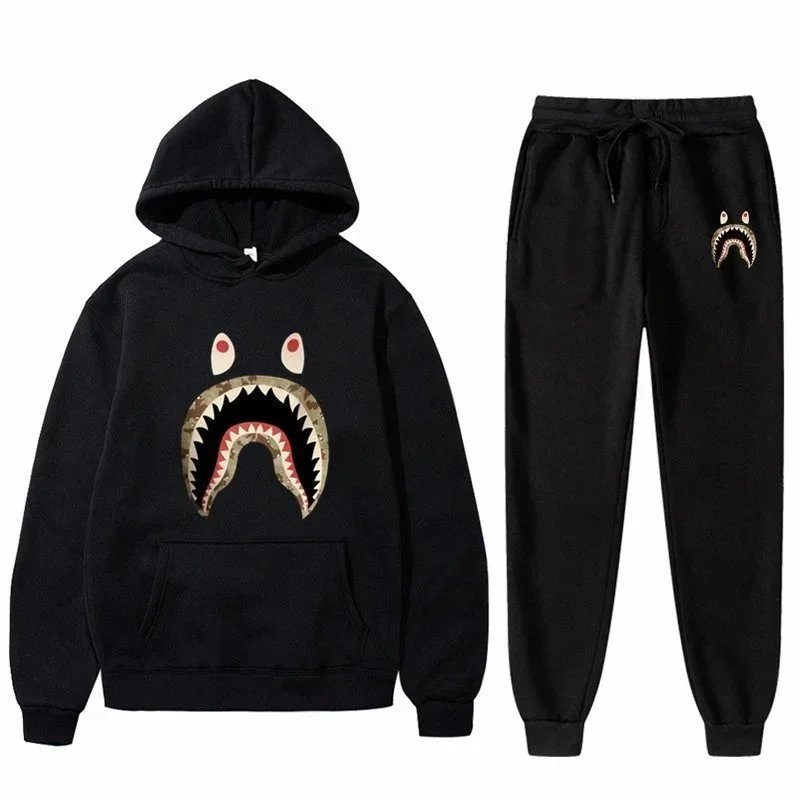 Design White Fox Vol.3 Pink Hoodie and Sweatpants Set Sets - 25