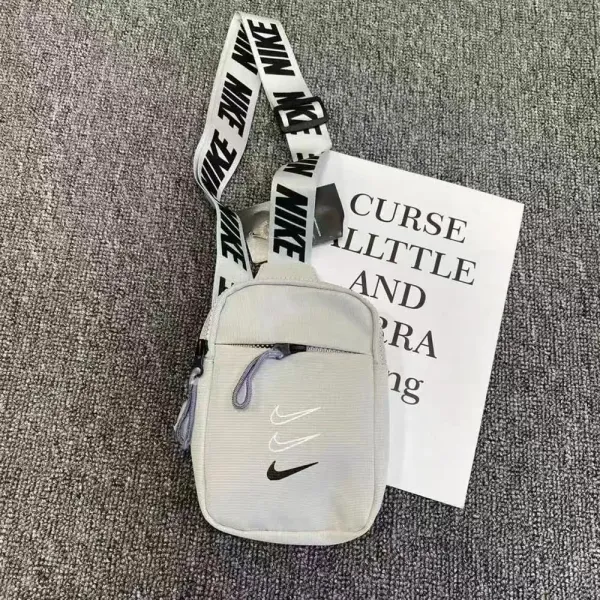 Nike Duffel Bag Gray Sporty Travel Bag - 33