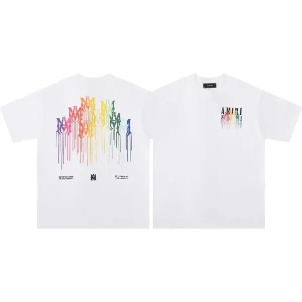 Off-White AM Graphic Print White T-Shirt - 18