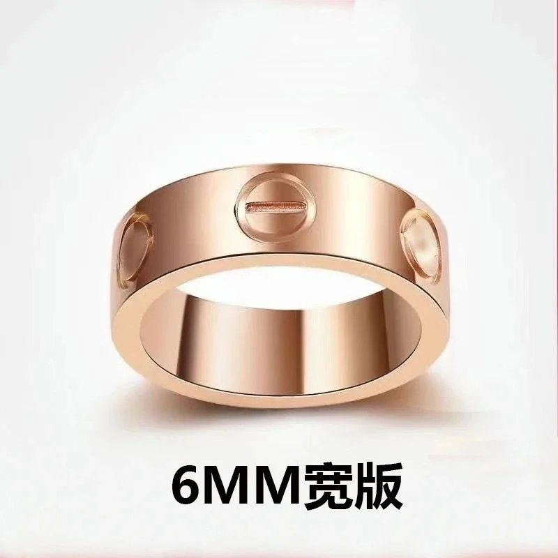 Cartier Love Ring 4mm Narrow Yellow Gold Ring Jewelry - 7