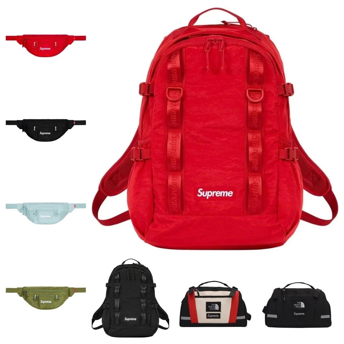Supreme Box Logo Crossbody Bag Red - 2