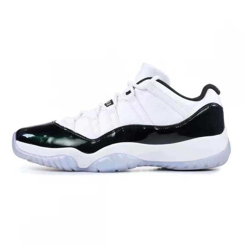 Air Jordan 11 Low White Ice Sole Sneakers - 15