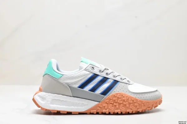 Adidas Originals SL 7200 White Mint Blue Orange Sneakers - 1