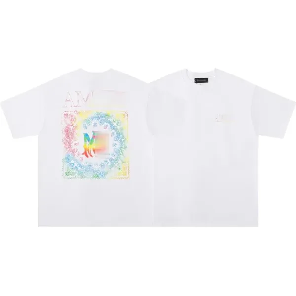 Off-White AM Graphic Print White T-Shirt - 33