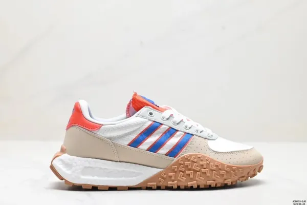Adidas Originals SL 72 White Beige Orange Blue Sneakers - 1
