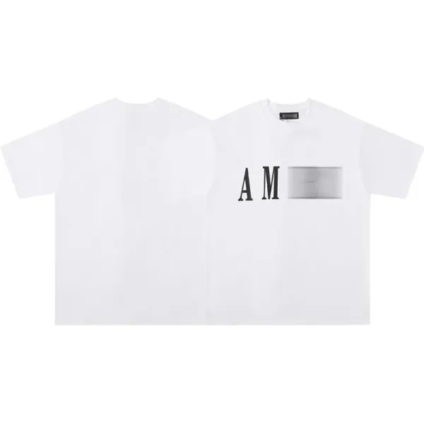 Off-White AM Graphic Print White T-Shirt - 24