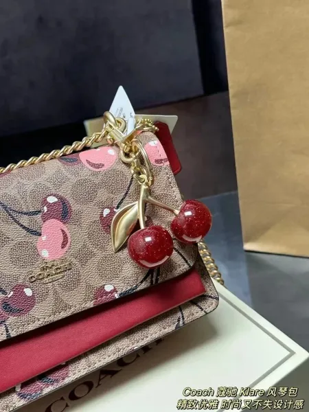 Celine Triomphe Mini Shoulder Bag Off-White - 6