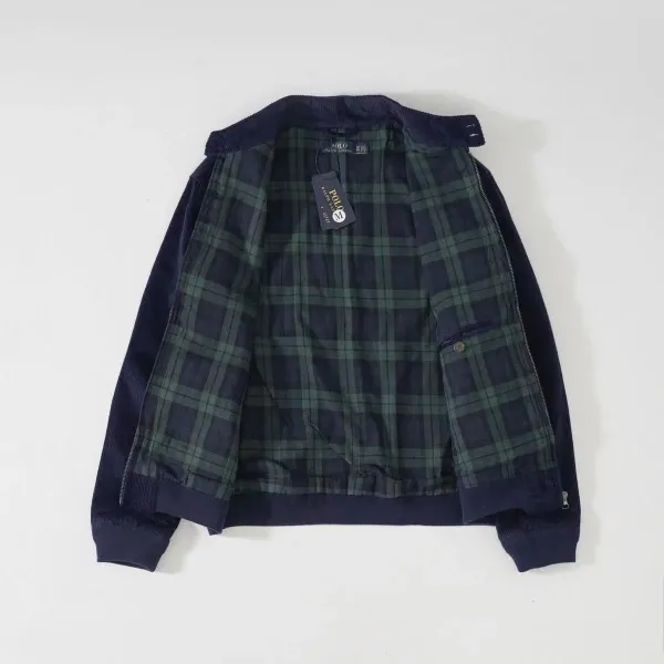 Polo Ralph Lauren Classic Nylon Harrington Jacket Navy Outerwear - 2