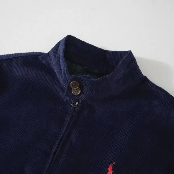 Polo Ralph Lauren Classic Nylon Harrington Jacket Navy Outerwear - 4