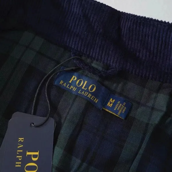 Polo Ralph Lauren Classic Nylon Harrington Jacket Navy Outerwear - 6