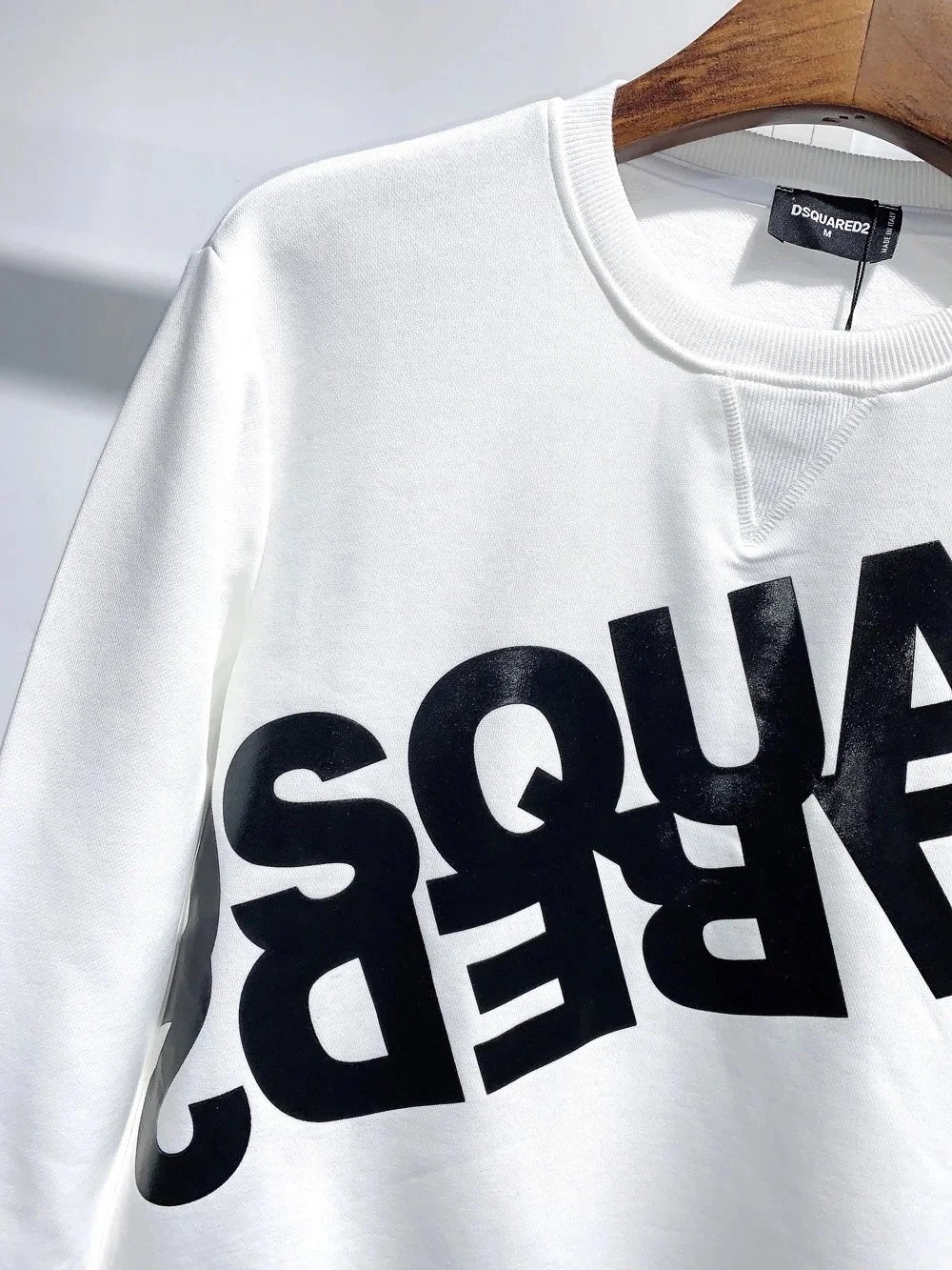 DSQUARED2 Icon Graphic Hoodie White and Black - 10