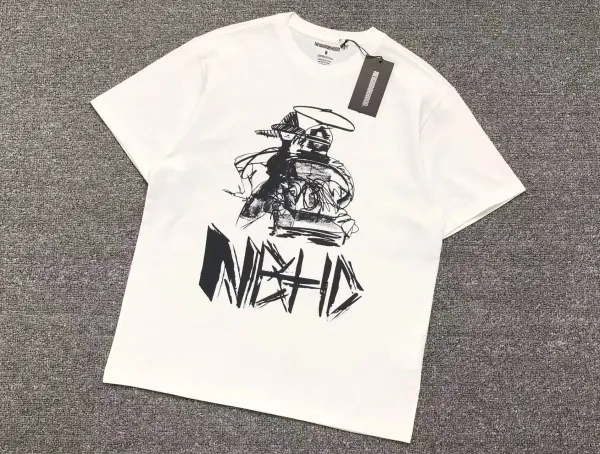 Design Neighborhood Three Fruits Graphic T-Shirt Gray T-Shirts - 4