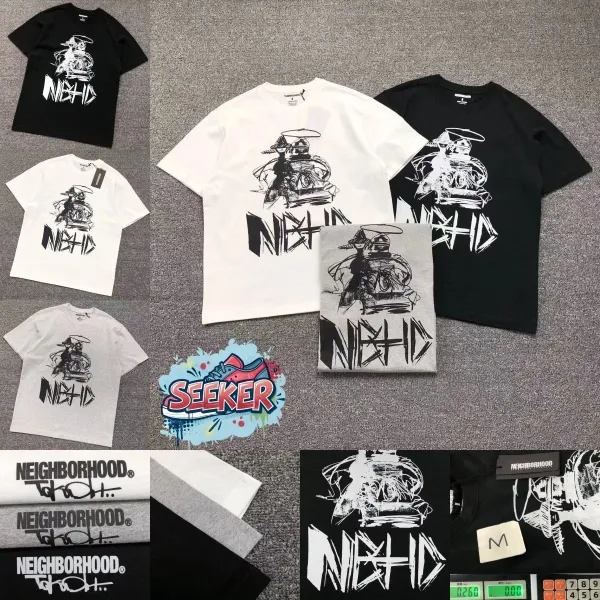 Design Neighborhood Three Fruits Graphic T-Shirt Gray T-Shirts - 2
