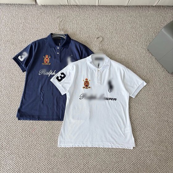 RL Big Pony 20th Anniversary Pique Cotton Embroidered Polo Shirt Short Sleeve