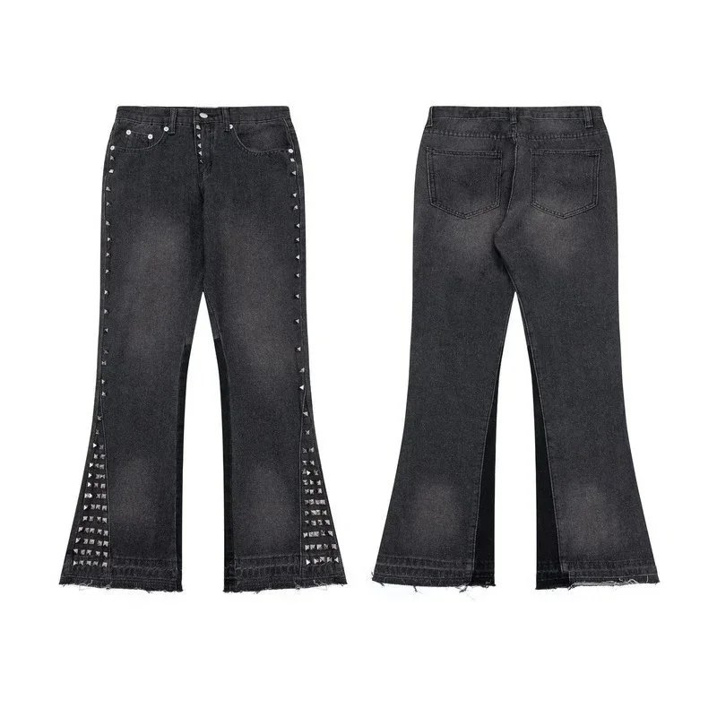 Gallery Dept. Paint-Splatter Cargo Pants Black - 7
