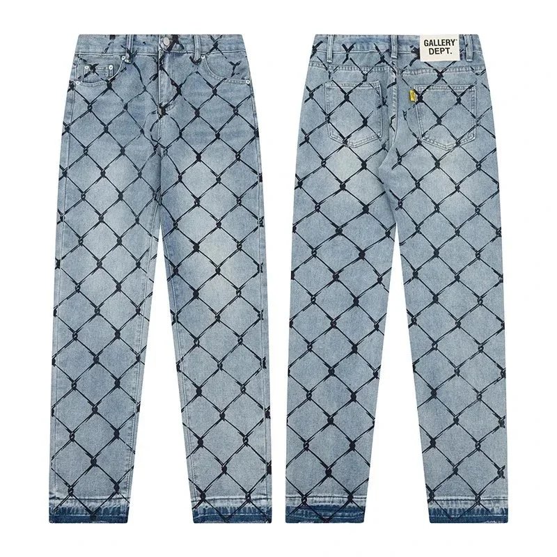 Gallery Dept. Paint-Splatter Cargo Pants Black - 6
