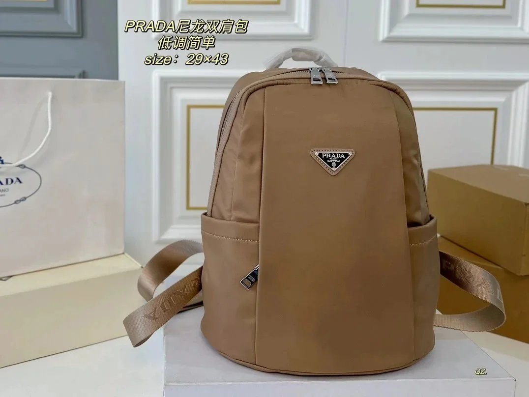 Prada Re-Nylon Backpack Navy Blue - 2