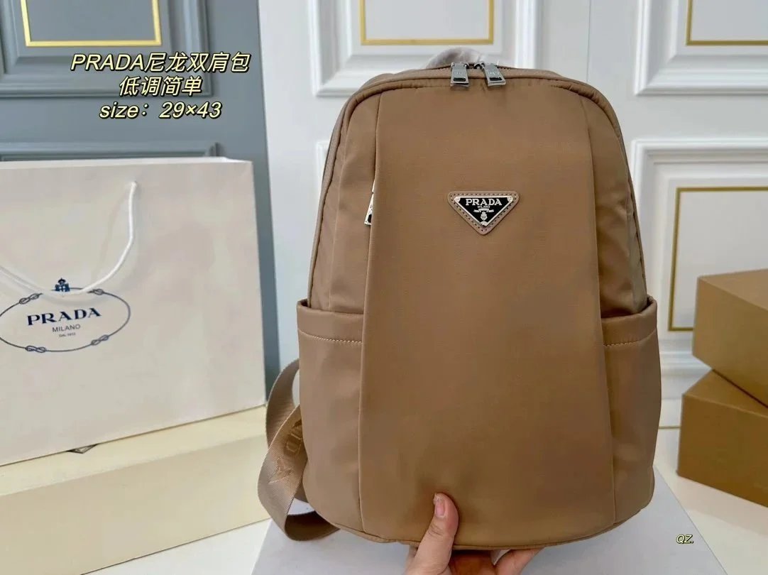 Prada Re-Nylon Backpack Navy Blue - 3
