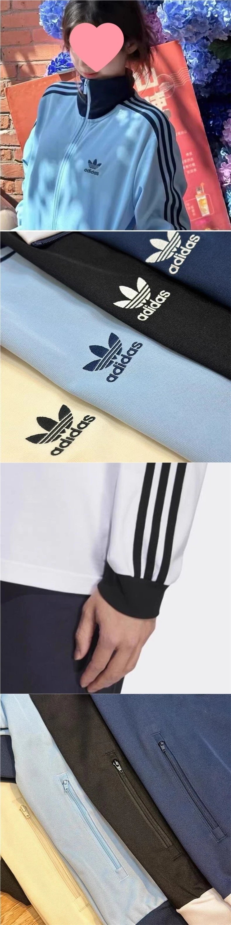 Three Stripe Zip Hoodie Jacket photo 8