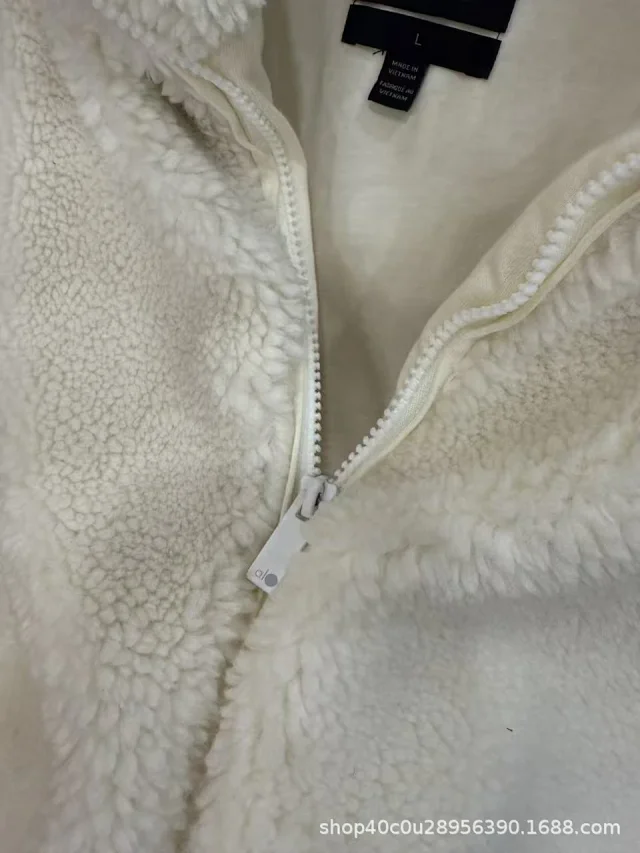 Alo Yoga Jackets Sherpa fleece hooded zip jacket product detail image 12