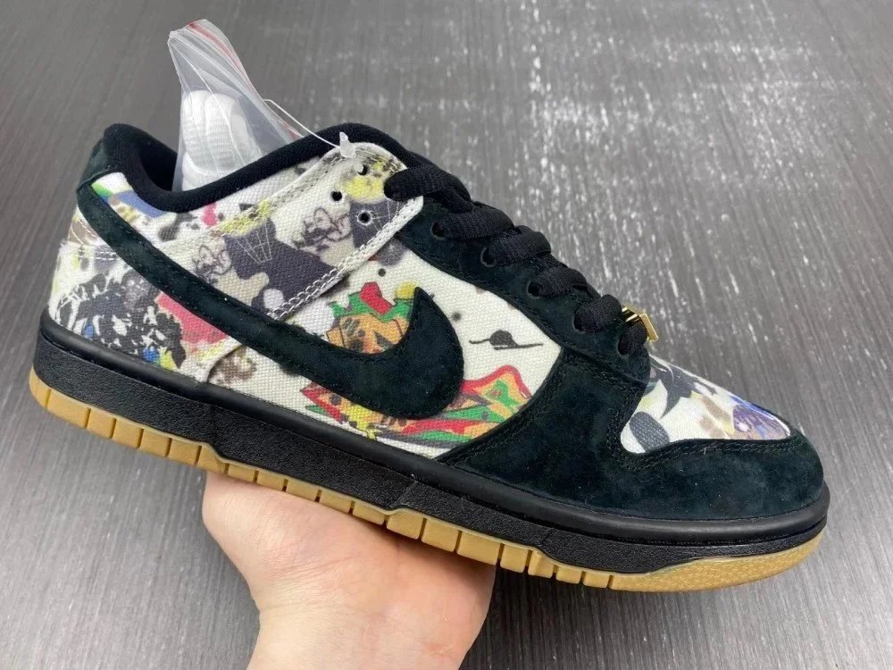 Nike SB Dunk Low Chinese New Year Blue Gray Gold Sneakers - 11