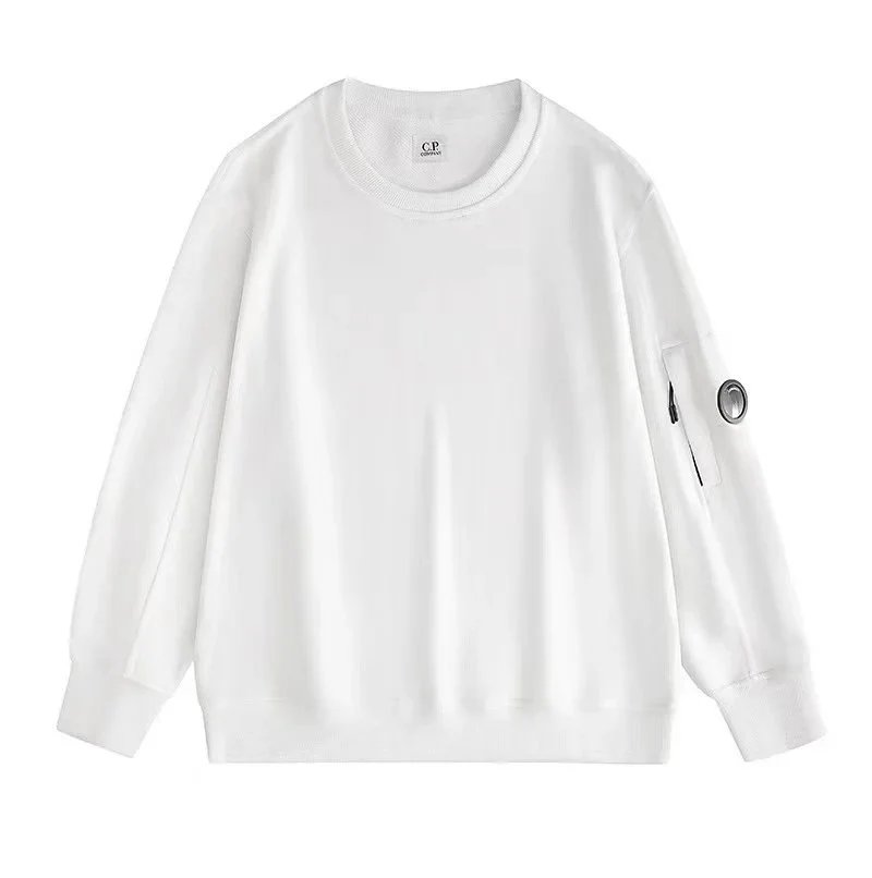 Round neck sweatshirt - white