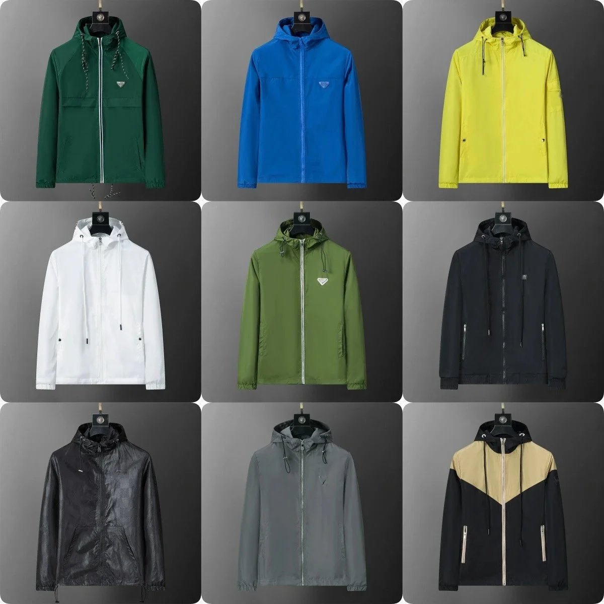hooded jacket windbreaker