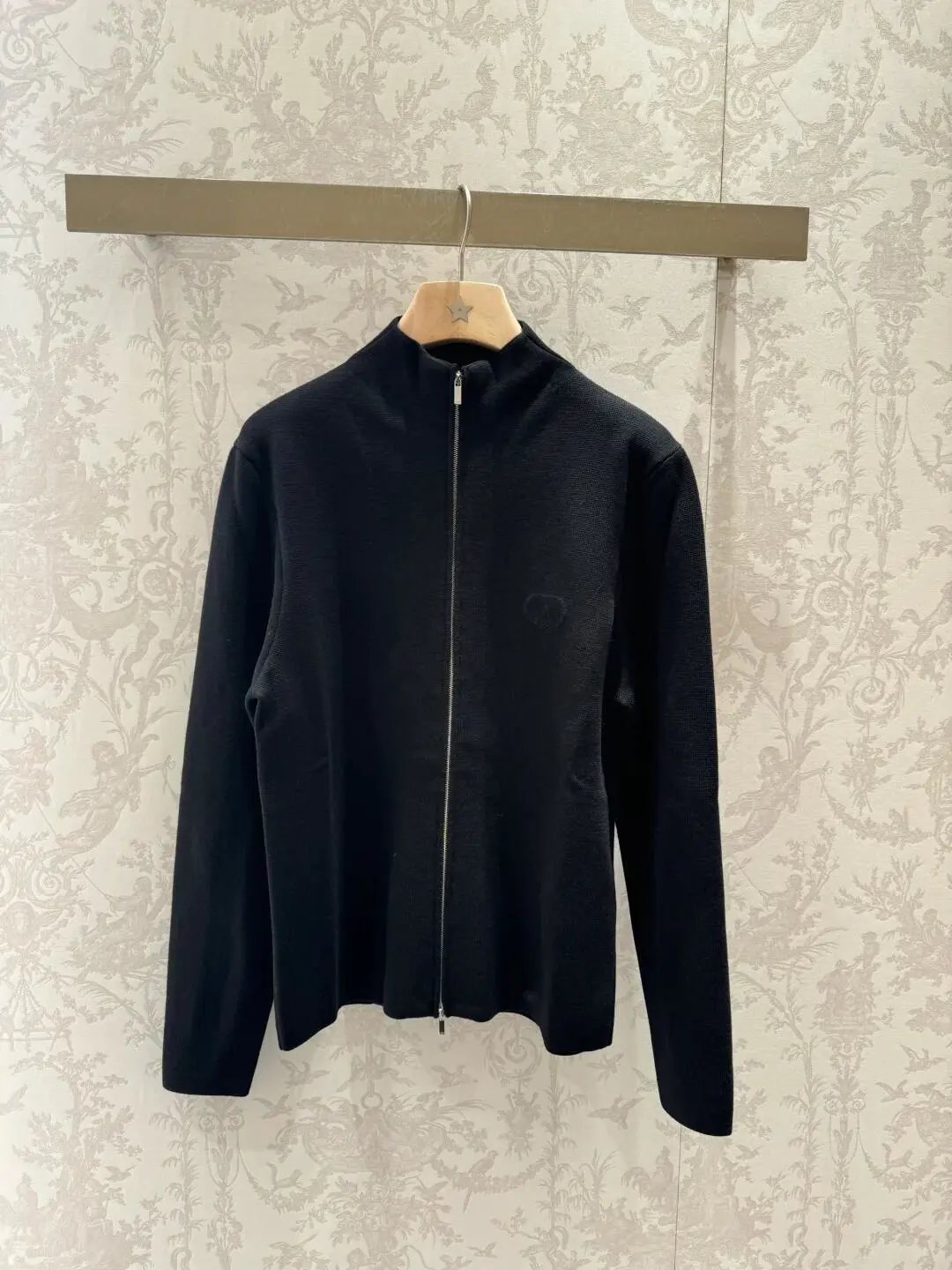 Dior Jackets Monogram Zip-Up Hooded Jacket — Dior coat (zipper style) 1