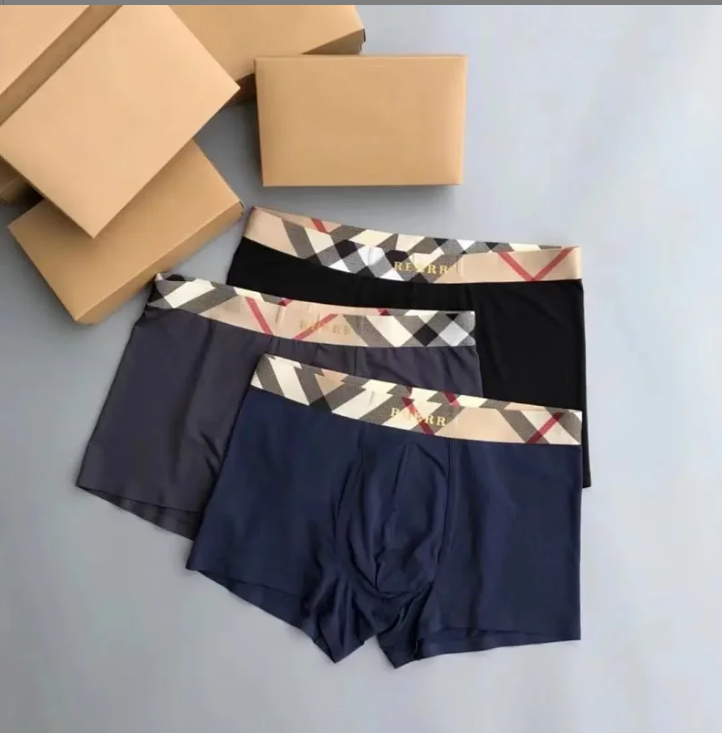 Burberry Pack of 3 - Black + Gray + Blue