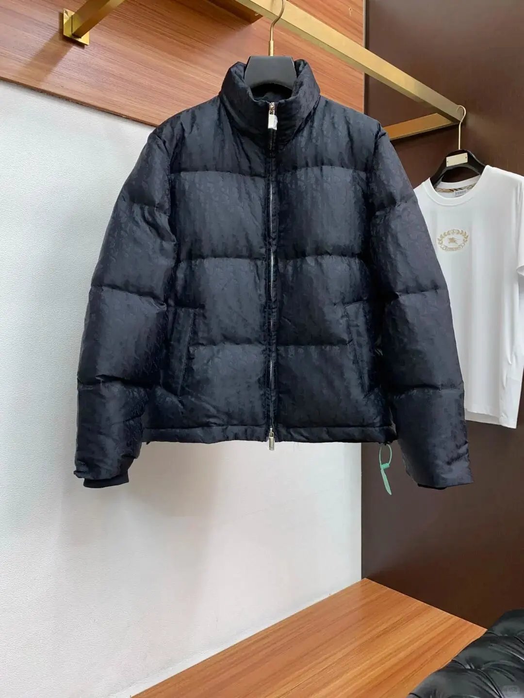Dior Jackets Monogram Zip-Up Hooded Jacket — Dior down jacket 3