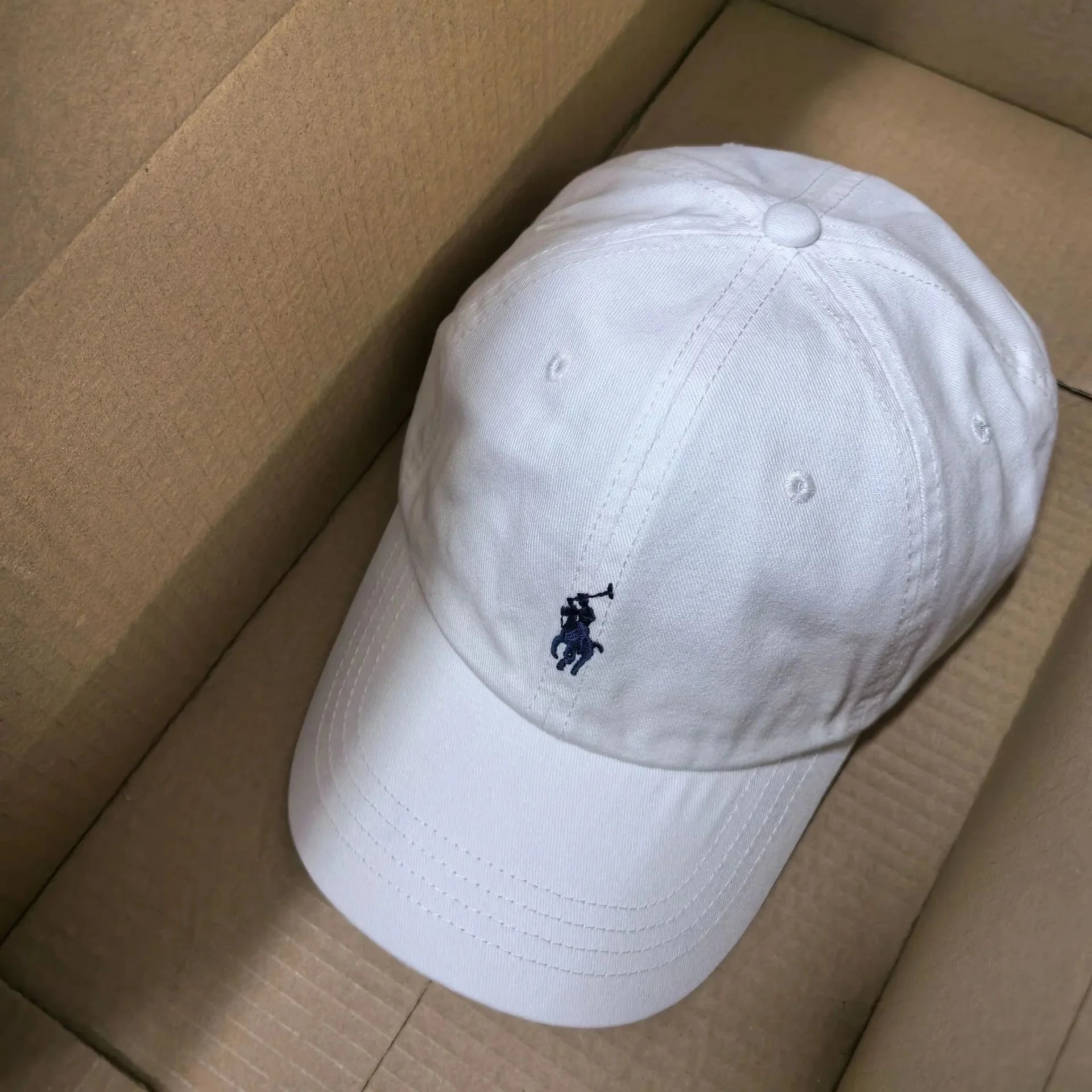 PO white with navy blue label SKU image