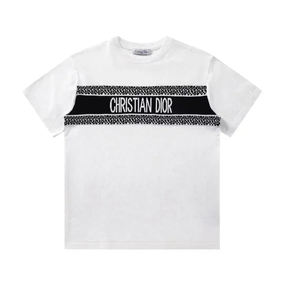 Dior T-Shirts Short-Sleeve Logo T-Shirt — 23