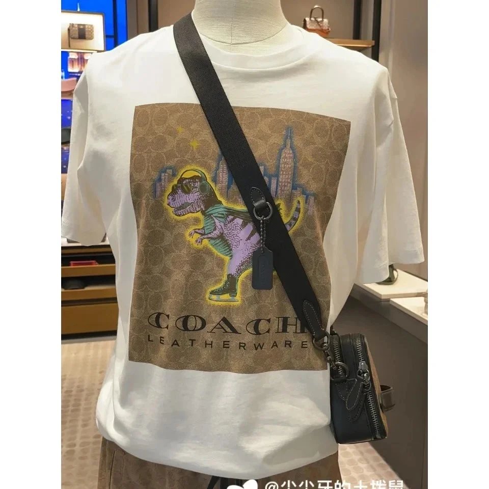 Coach T-Shirts Short-Sleeve Graphic Crewneck — 12
